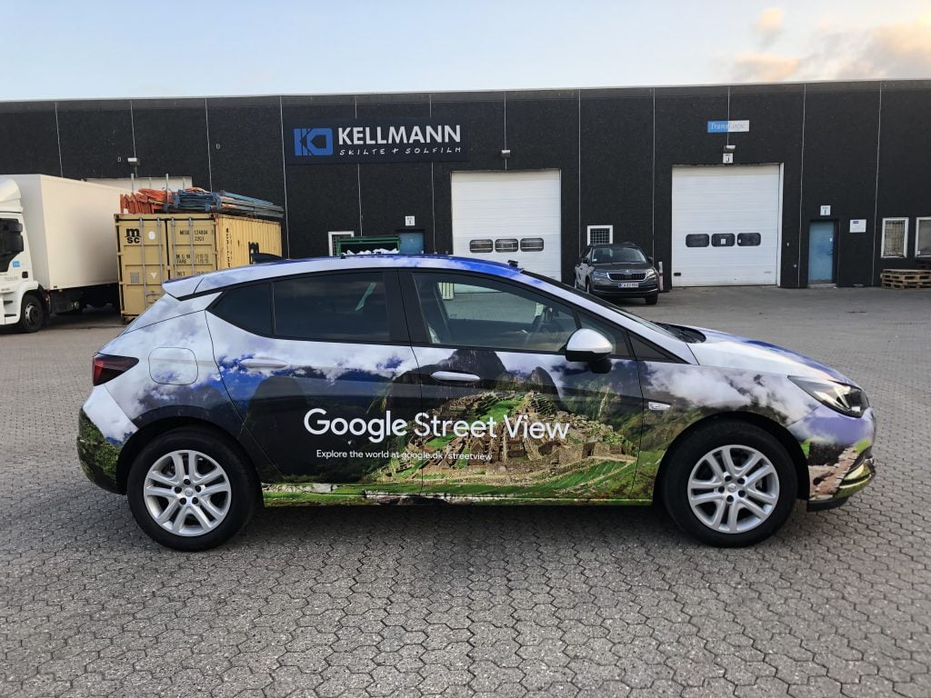 Wrap af Google Streetview bil